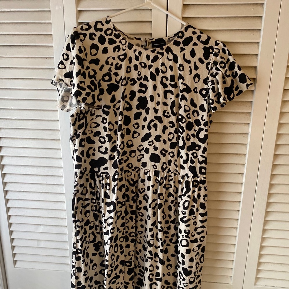 Animal print dress
